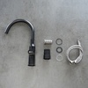 LM5079BL Expert Смеситель для кухни с поворотным изливом, чёрный LEMARK