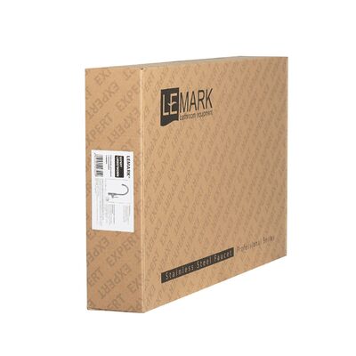 LM5079GMN Expert Смеситель для кухни с поворотным изливом, графит нано LEMARK