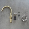 LM5079LGN Expert  Смеситель для кухни с поворотным изливом, светлое золото нано LEMARK