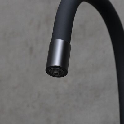 LM5083BL-Black Expert Смеситель для кухни, с гибким изливом, с подключением к фильтру питьевой воды, черный LEMARK
