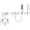 LM7203BG Ursus Смеситель для душа, матовое золото LEMARK