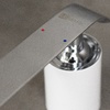 LM4947CW Melange Смеситель для ванны встраиваемый, на 3 отверстия, с аксессуарами, хром/белый LEMARK