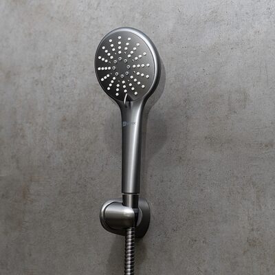 LM3749GM Bronx Смеситель термостатический для ванны и душа, встраиваемый, с доп. 3-ф. лейкой, графит LEMARK