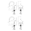 LM3861C Minima Смеситель для кухни с подключением к фильтру с питьевой водой, LEMARK							