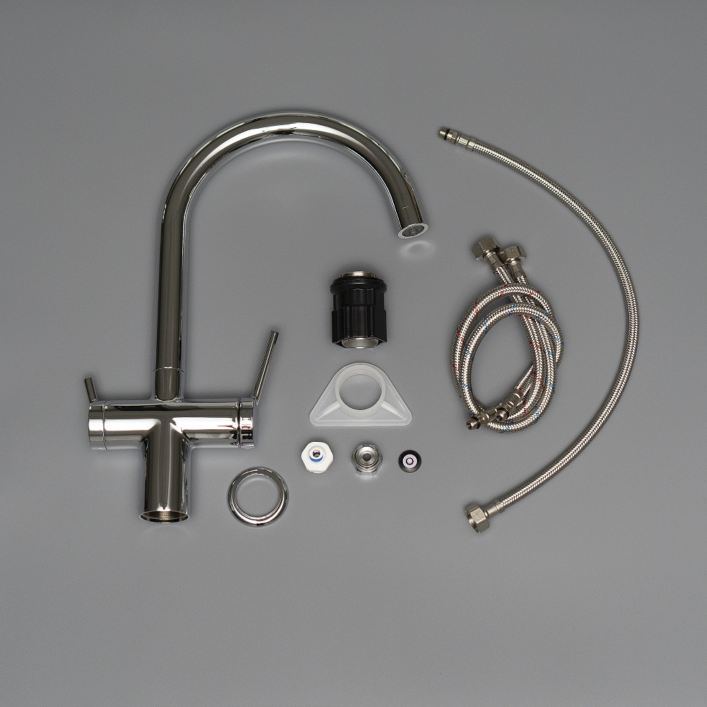 LM3861C Minima Смеситель для кухни с подключением к фильтру с питьевой водой, LEMARK							