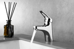LM4130C Luna Смеситель для умывальника монолитный, хром LEMARK								
