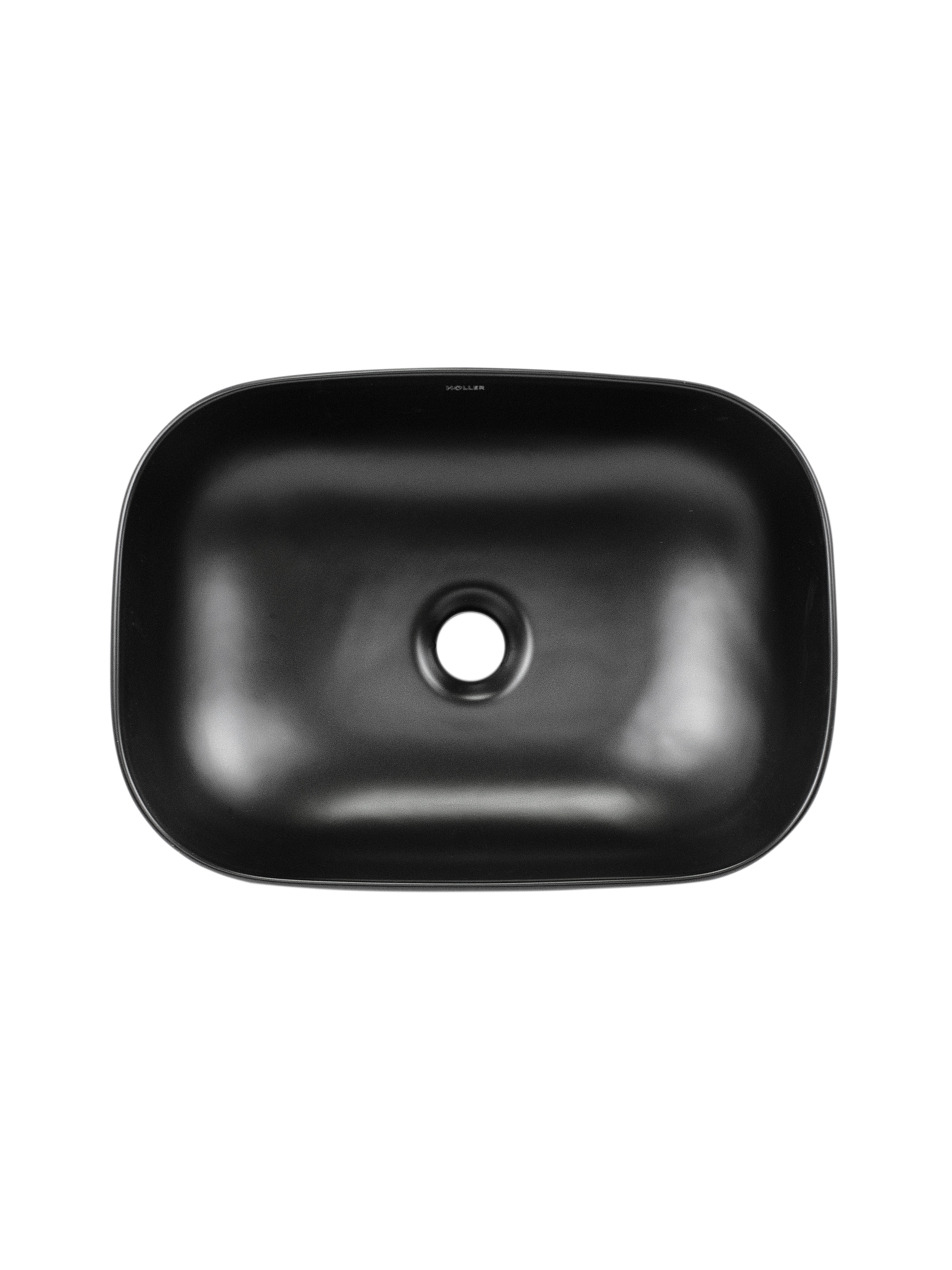 Раковина накладная HOLLER K-M6513B (450*320*135мм), черный матовый