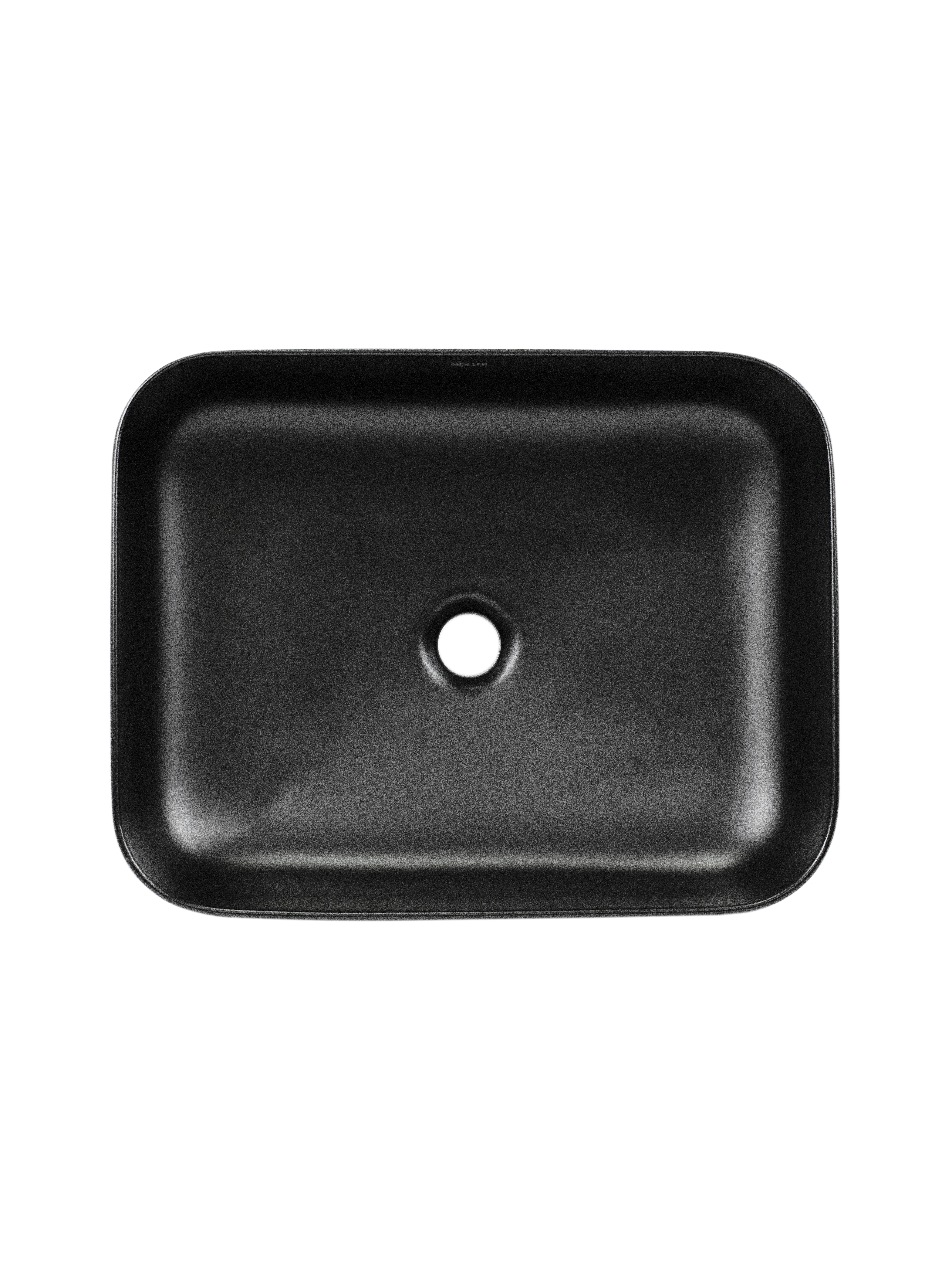 Раковина накладная HOLLER K-M6509B (500*400*130мм), черный матовый