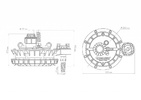 Оголовок скважинный ДЖИЛЕКС пластиковый ОСПБ 133-160/32 6305
