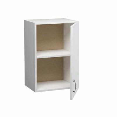 Шкаф для посуды 40 цвет Белый SANTREK HOME (ЛДСП)