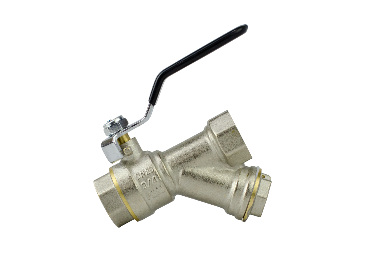 Кран вода SANTREK AQUA Base 3/4" с фильтром руч. PN 20