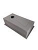 Мойка нерж врезная 750х450х220 т 3,0 ЧЕРНАЯ HB7545FB-W1+6 (+ сифон) SANTREK AQUA + Подарок (4 клав, колл-р, фруктов, доска, 2 смес, ополаск., дозатор)