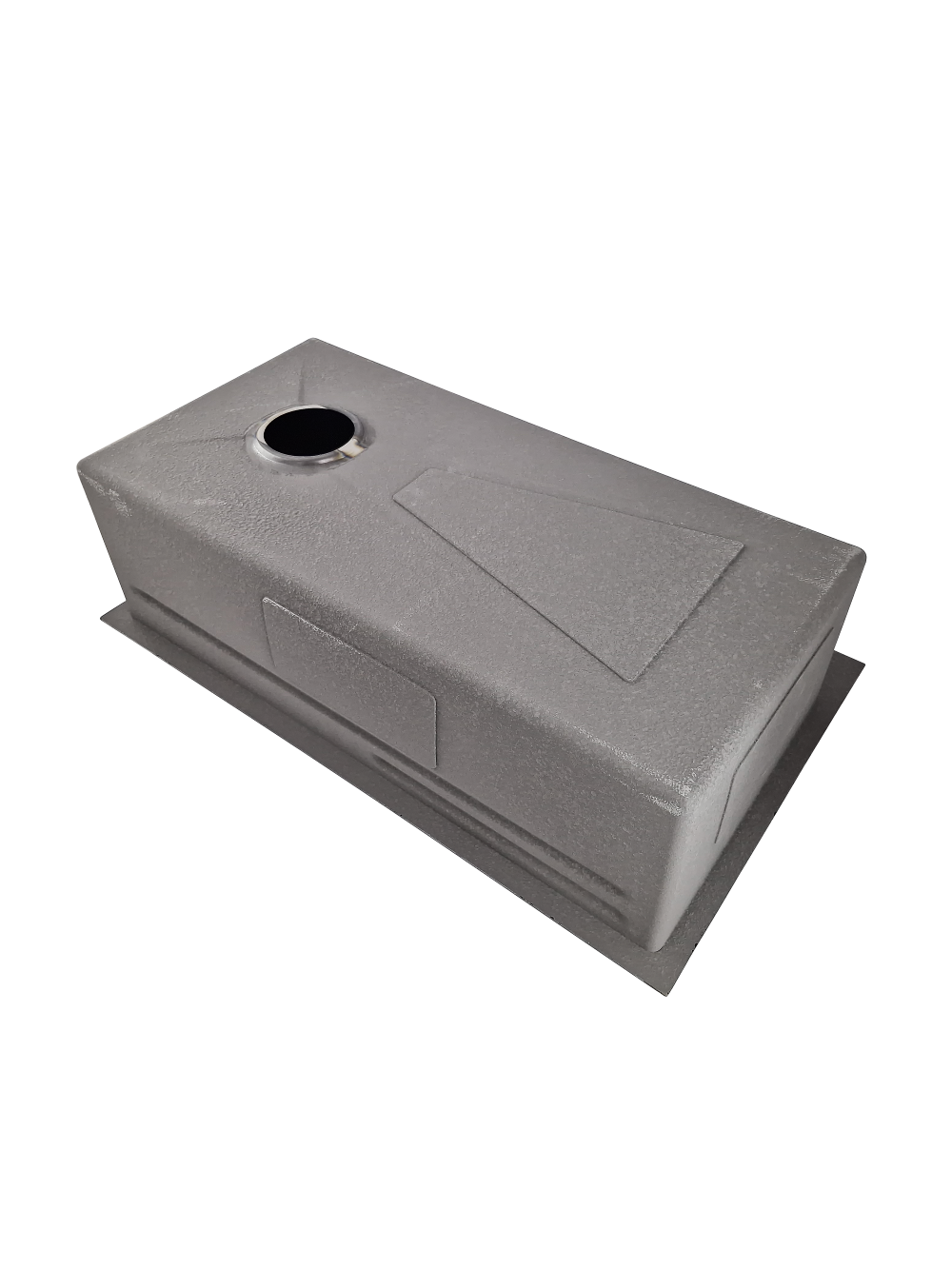 Мойка нерж врезная 750х450х220 т 3,0 ЧЕРНАЯ HB7545FB-W1+6 (+ сифон) SANTREK AQUA + Подарок (4 клав, колл-р, фруктов, доска, 2 смес, ополаск., дозатор)