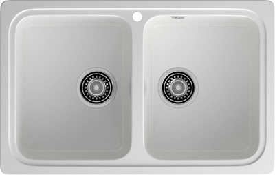 Мойка SANTREK AQUA PRO BOXY SA-S780K  2 чаши 780*510 мм (иней-321) (без сифона)