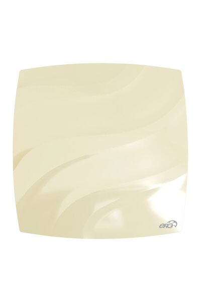 Вентилятор ERA WAVE D100С Ivory накладной обр.клапан (бежевый)