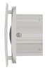 Вентилятор ERA WAVE D120С Gray накладной обр.клапан (серый)