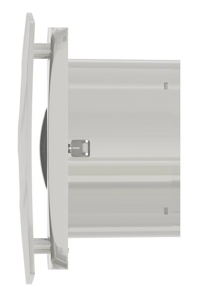 Вентилятор ERA WAVE D120С Gray накладной обр.клапан (серый)