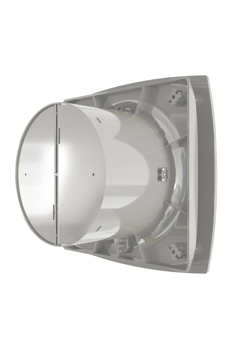 Вентилятор ERA WAVE D120С Gray накладной обр.клапан (серый)