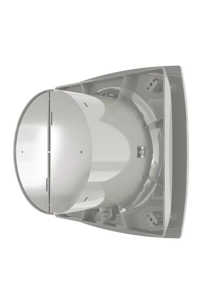 Вентилятор ERA WAVE D120С Gray накладной обр.клапан (серый)