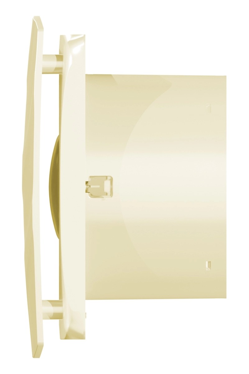 Вентилятор ERA WAVE D120С Ivory накладной обр.клапан (бежевый)