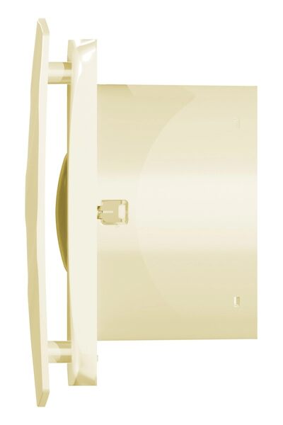 Вентилятор ERA WAVE D120С Ivory накладной обр.клапан (бежевый)