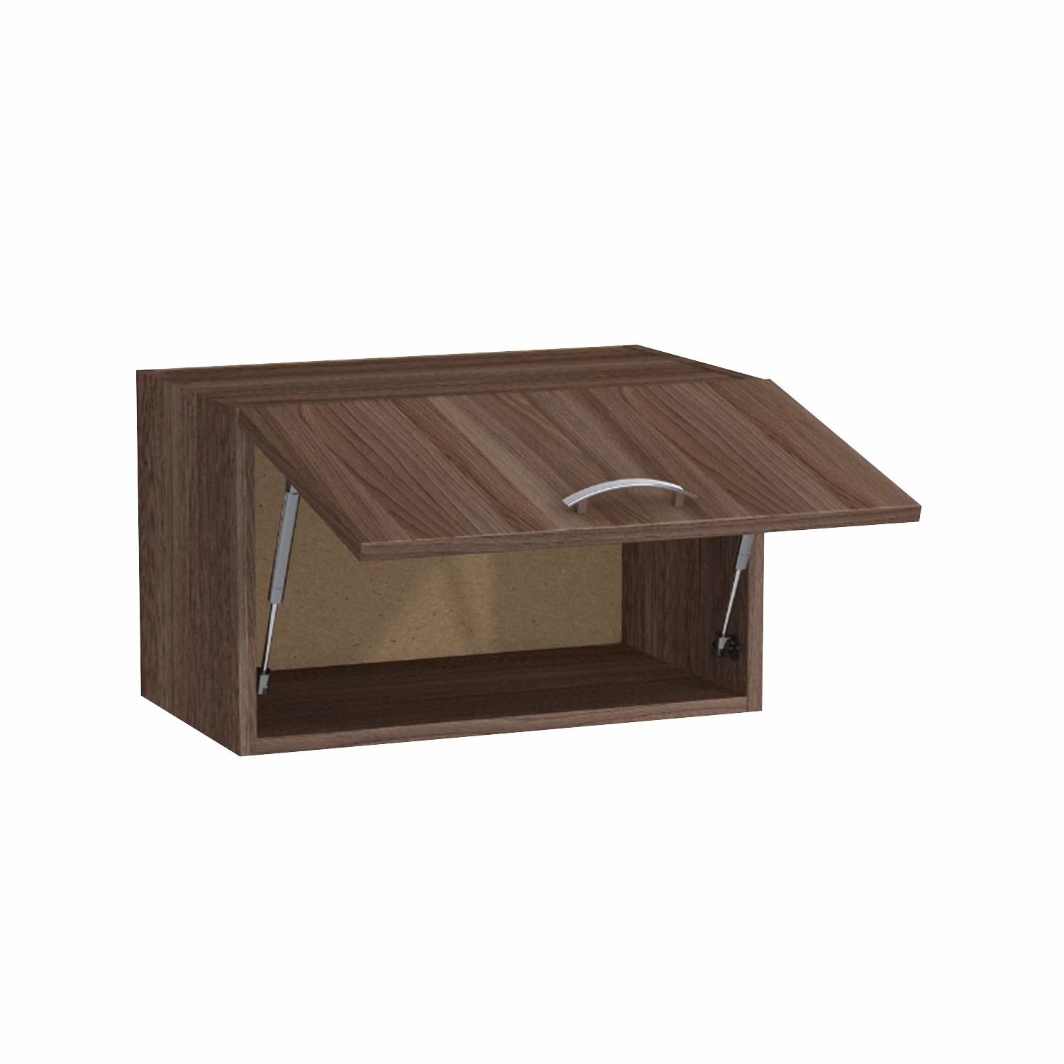 Шкаф горизонтальный над вытяжкой 60 цвет Дуб темный SANTREK HOME (ЛДСП)