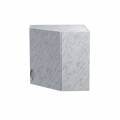 Шкаф угловой 60*60 цвет Карара SANTREK HOME (ЛДСП)