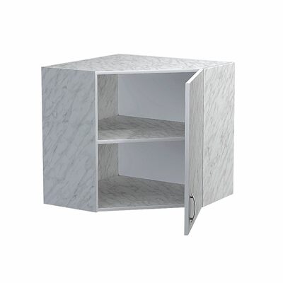 Шкаф угловой 60*60 цвет Карара SANTREK HOME (ЛДСП)