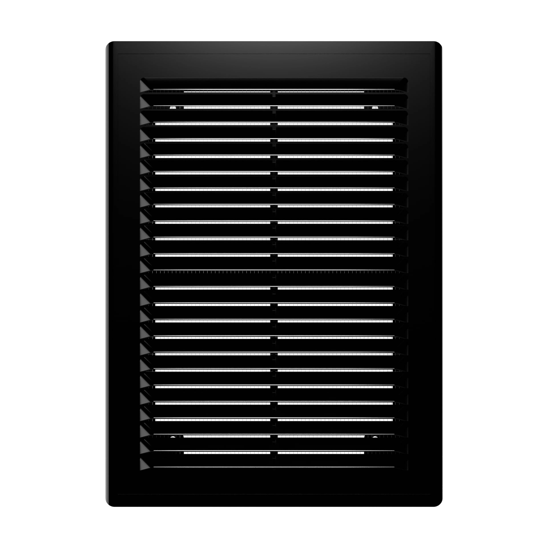 Решетка вентиляционная ERA 1825Р Black сетка разъемная 185х255 пластик ЧЁРНЫЙ
