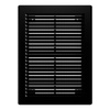 Решетка вентиляционная ERA 1520Р Black сетка разъемная 150х200 пластик ЧЁРНЫЙ