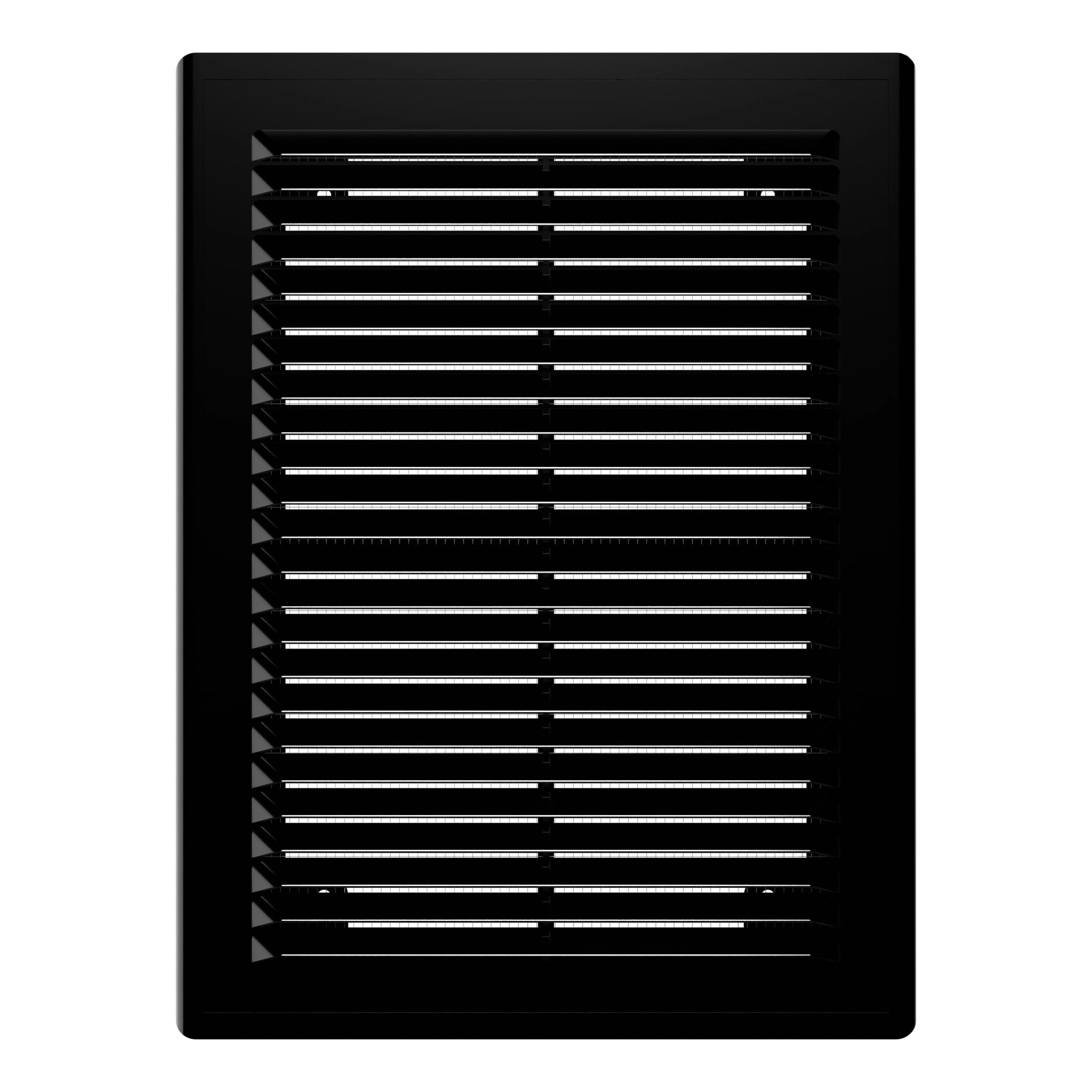Решетка вентиляционная ERA 1520Р Black сетка разъемная 150х200 пластик ЧЁРНЫЙ