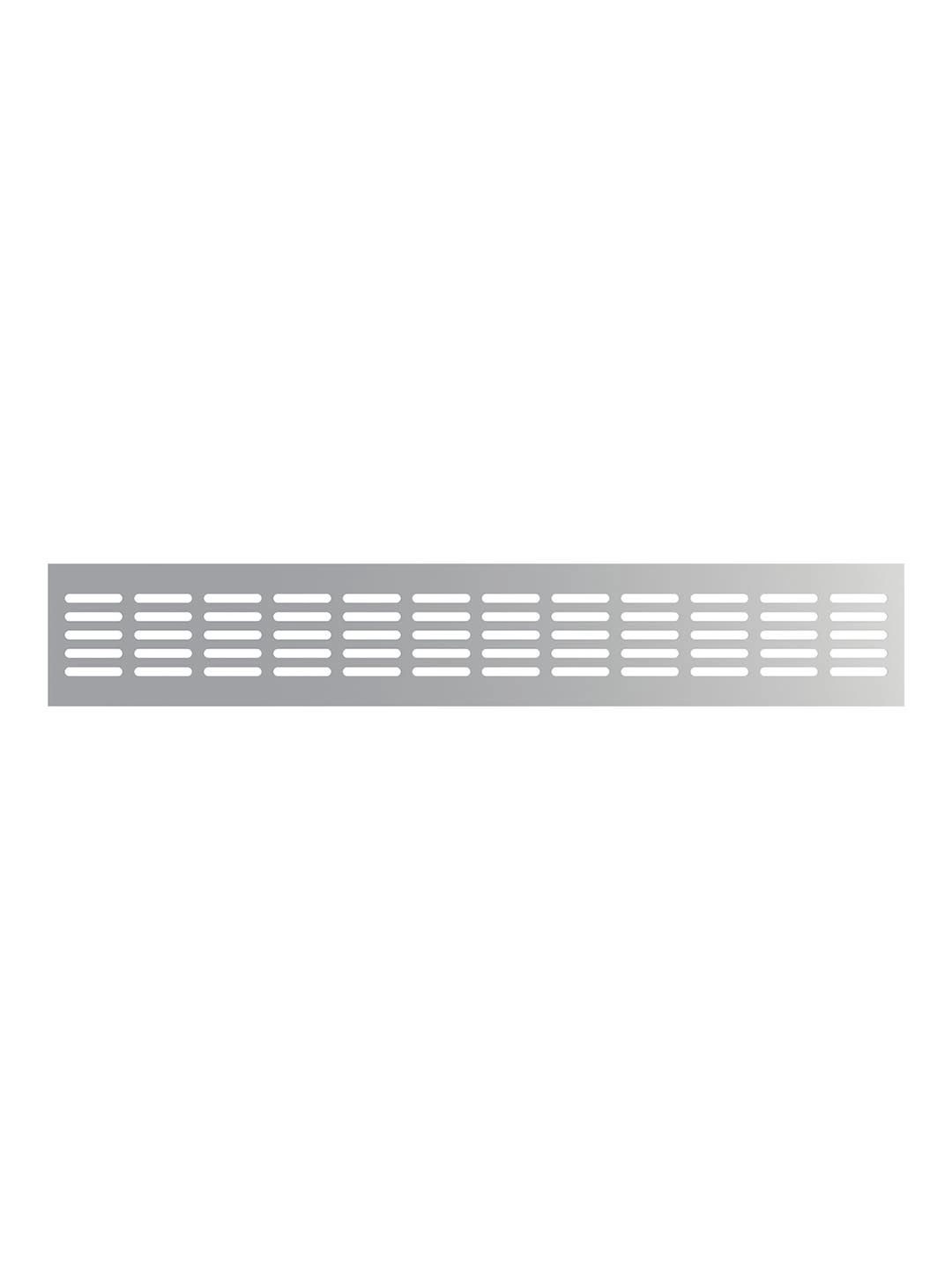 Решетка вентиляционная ERA 4808DP Al Silver сетка переточная 480х80 СЕРЕБРО