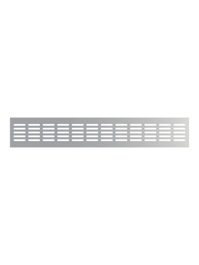 Решетка вентиляционная ERA 4808DP Al Silver сетка переточная 480х80 СЕРЕБРО