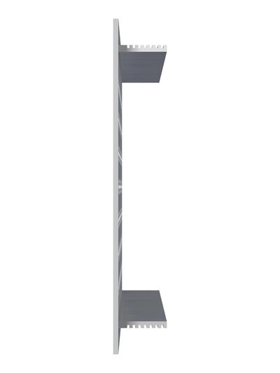 Решетка вентиляционная ERA 4810DP Al Silver сетка переточная 480х100 СЕРЕБРО