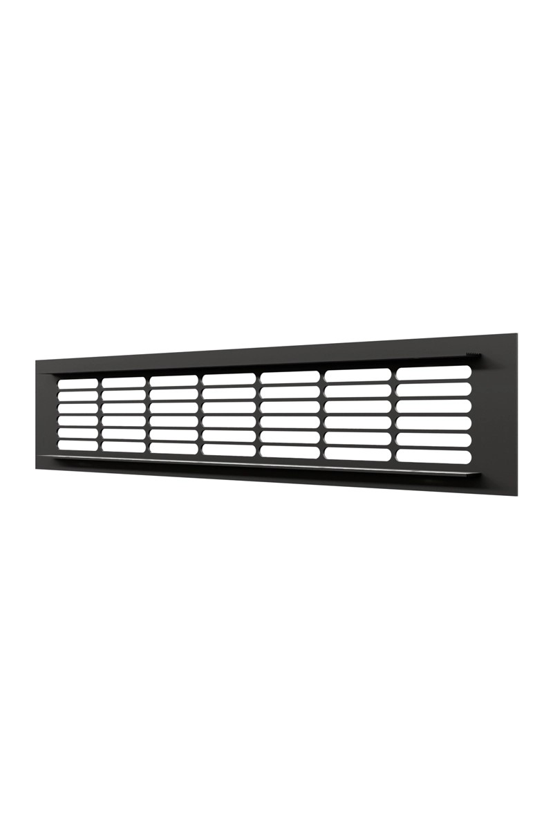 Решетка вентиляционная ERA 3006DP AL Matt black переточная 300x60 ЧЁРНЫЙ МАТОВЫЙ