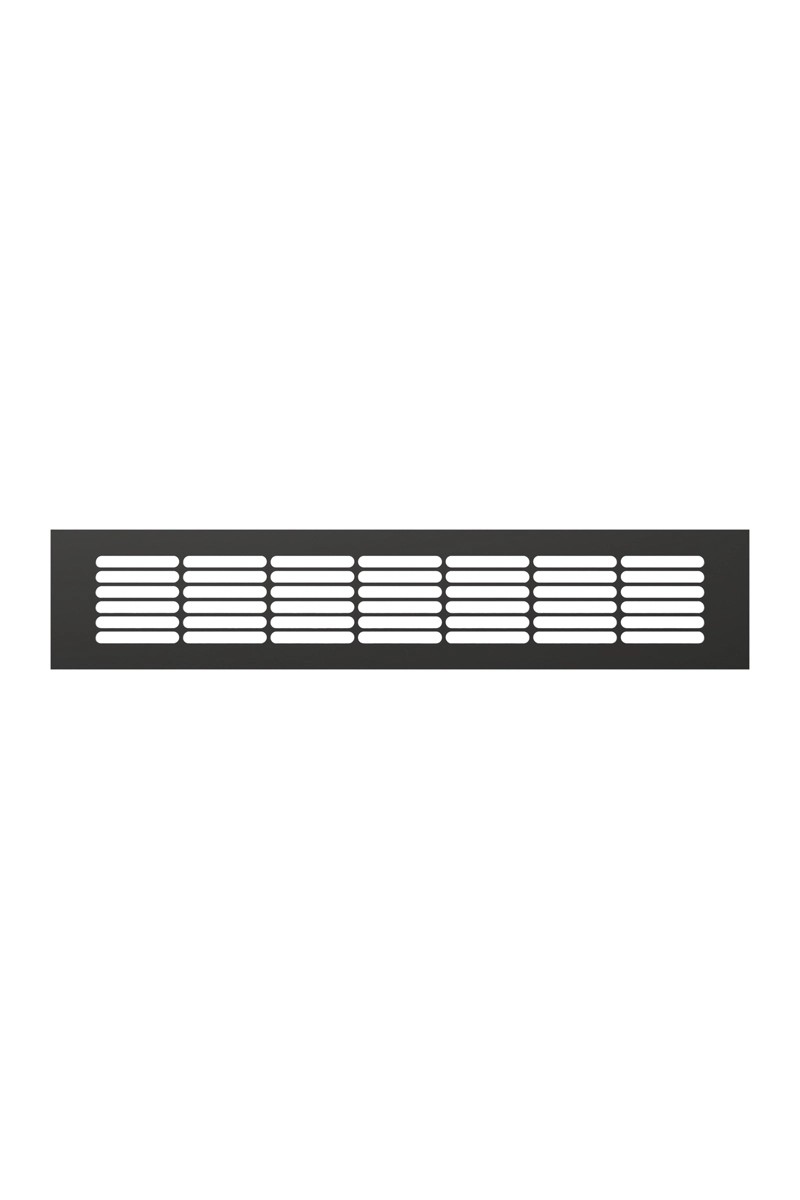 Решетка вентиляционная ERA 3006DP AL Matt black переточная 300x60 ЧЁРНЫЙ МАТОВЫЙ