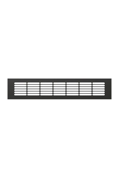 Решетка вентиляционная ERA 3006DP AL Matt black переточная 300x60 ЧЁРНЫЙ МАТОВЫЙ