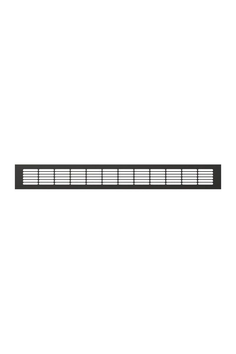 Решетка вентиляционная ERA 5006DP AL Matt black переточная 500x60 ЧЁРНЫЙ МАТОВЫЙ