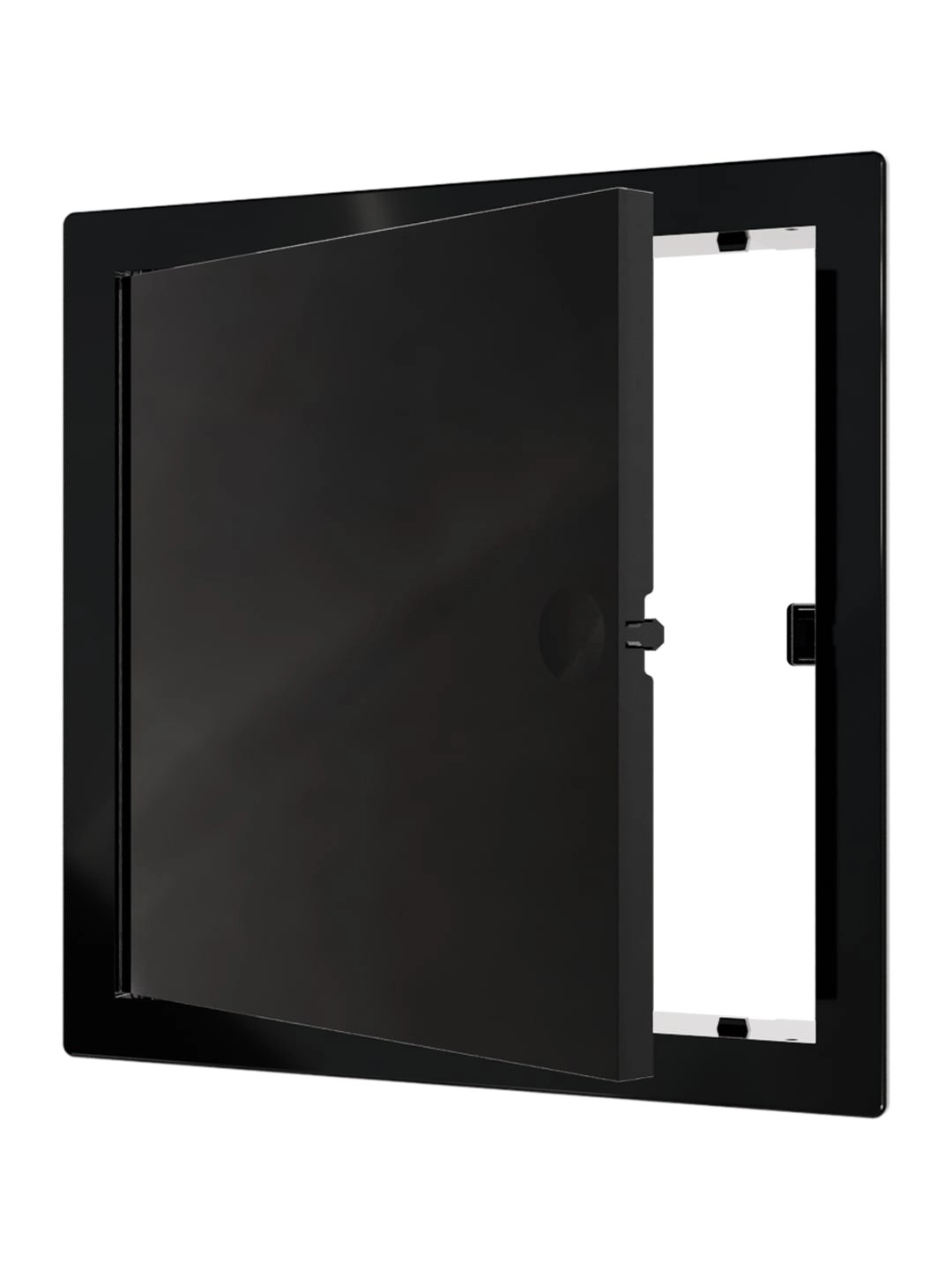 Люк ревизионный ERA LN фланец 150х150 нажимной 172х172 пластик EVECS (L1515N black) ЧЁРНЫЙ