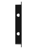 Люк ревизионный ERA LN фланец 150х150 нажимной 172х172 пластик EVECS (L1515N black) ЧЁРНЫЙ