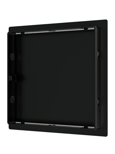 Люк ревизионный ERA LN фланец 150х150 нажимной 172х172 пластик EVECS (L1515N black) ЧЁРНЫЙ