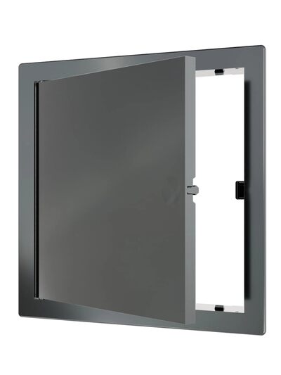 Люк ревизионный ERA LN фланец 150х150 нажимной 172х172 пластик EVECS (L1515N gray) СЕРЫЙ