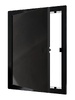 Люк ревизионный ERA LN фланец 150х200 нажимной 172х222 пластик EVECS (L1520N black) ЧЁРНЫЙ