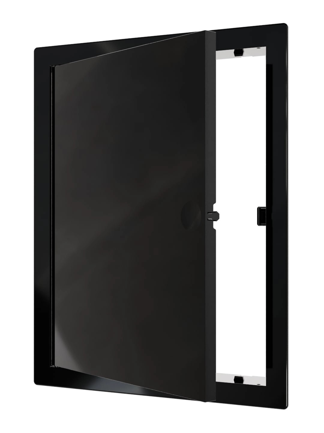 Люк ревизионный ERA LN фланец 150х200 нажимной 172х222 пластик EVECS (L1520N black) ЧЁРНЫЙ