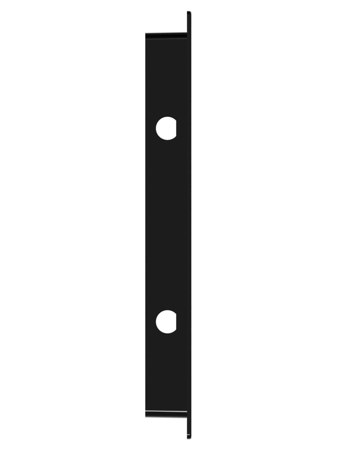 Люк ревизионный ERA LN фланец 150х200 нажимной 172х222 пластик EVECS (L1520N black) ЧЁРНЫЙ