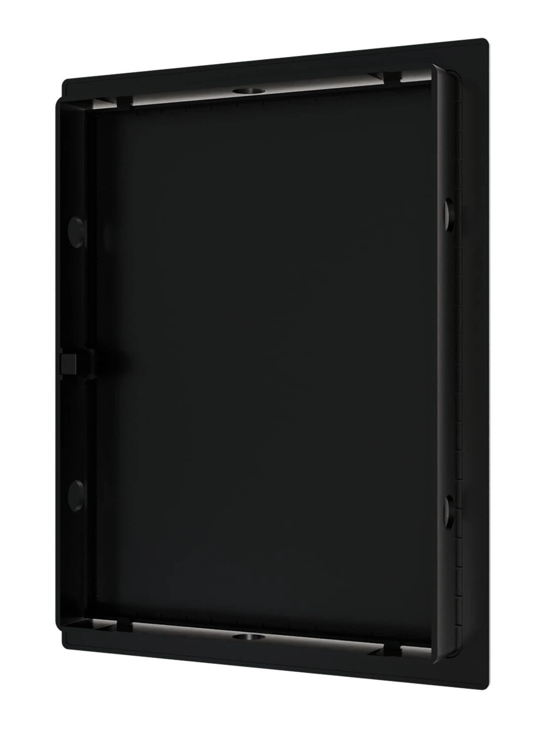 Люк ревизионный ERA LN фланец 150х200 нажимной 172х222 пластик EVECS (L1520N black) ЧЁРНЫЙ