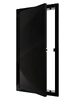 Люк ревизионный ERA LN фланец 150х300 нажимной 172х322 пластик EVECS (L1530N black) ЧЁРНЫЙ