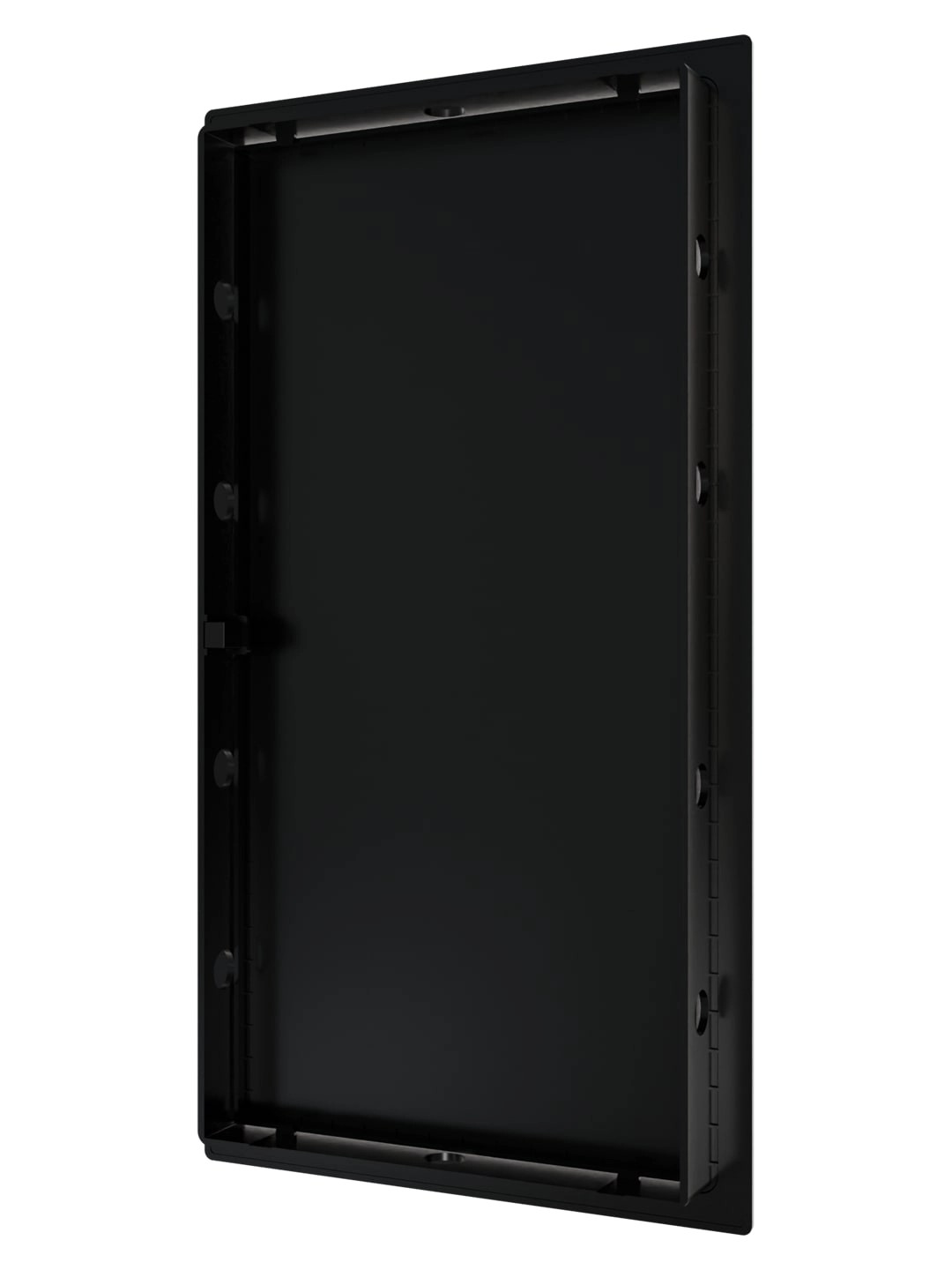 Люк ревизионный ERA LN фланец 150х300 нажимной 172х322 пластик EVECS (L1530N black) ЧЁРНЫЙ