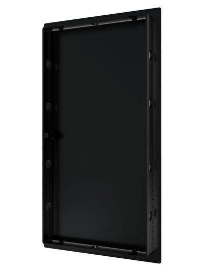 Люк ревизионный ERA LN фланец 150х300 нажимной 172х322 пластик EVECS (L1530N black) ЧЁРНЫЙ