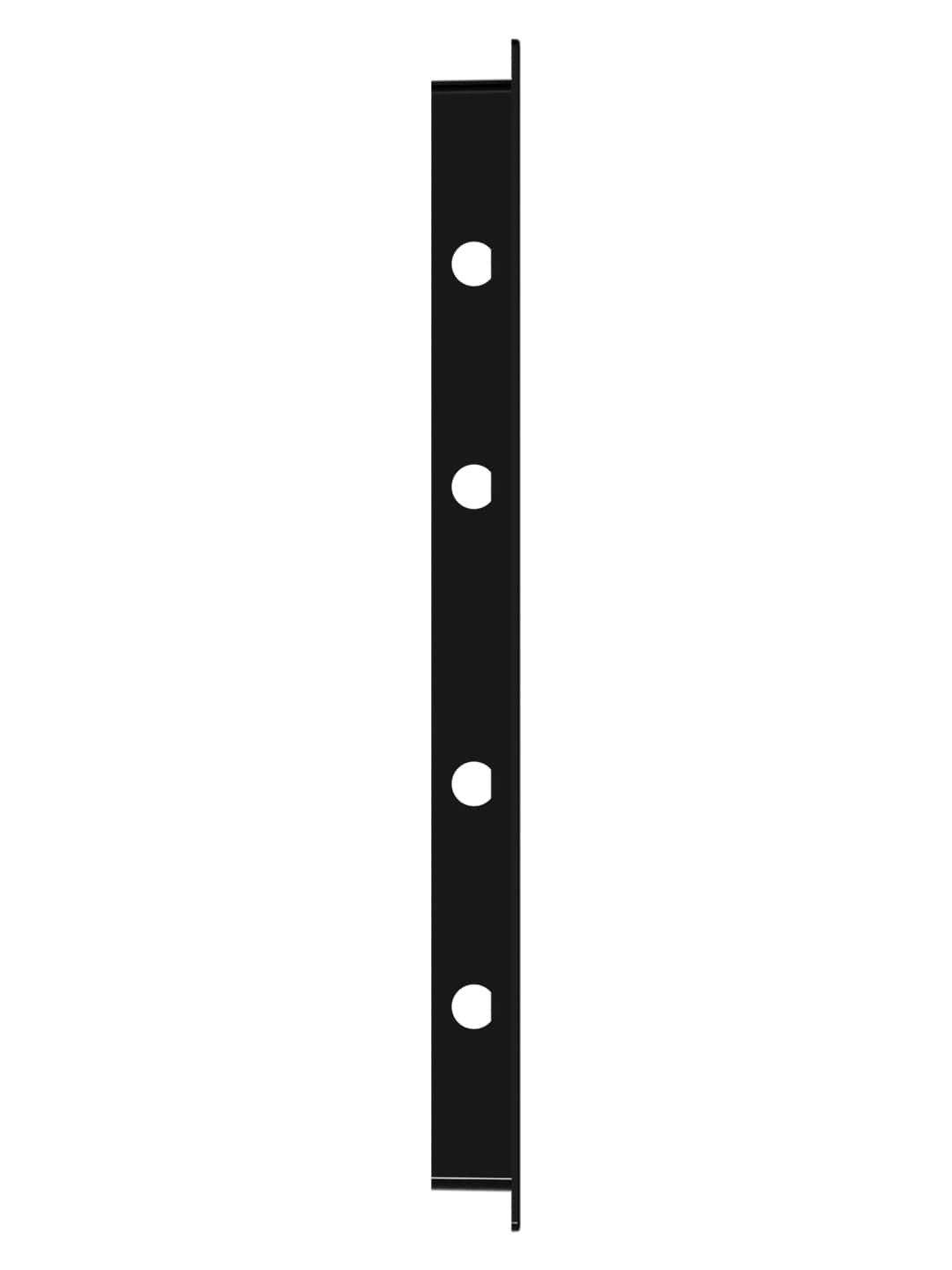 Люк ревизионный ERA LN фланец 150х300 нажимной 172х322 пластик EVECS (L1530N black) ЧЁРНЫЙ